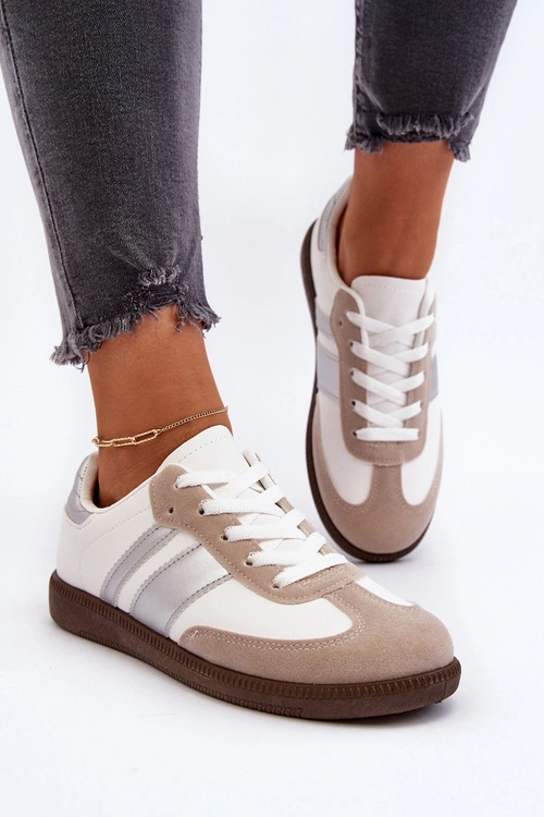 Damskie Niskie Buty Sportowe Sneakersy Białe Cafala