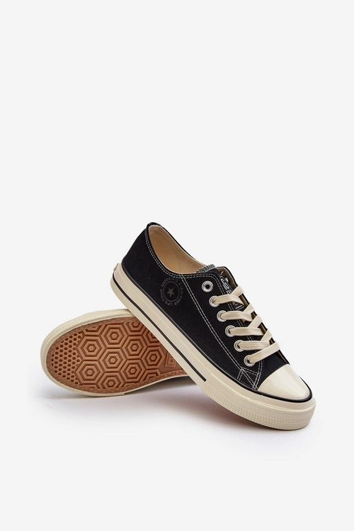 Niskie Trampki Męskie Big Star NN174099 Czarne