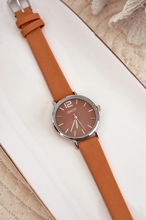 Damski Zegarek Ernest Ciemnobeżowy Sandmill