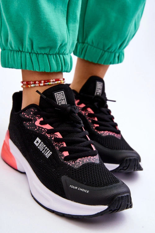 Modne Buty Sportowe Memory Foam System Big Star LL274318 Czarne