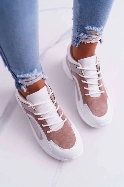 Sportowe Damskie Buty Różowe Mindley