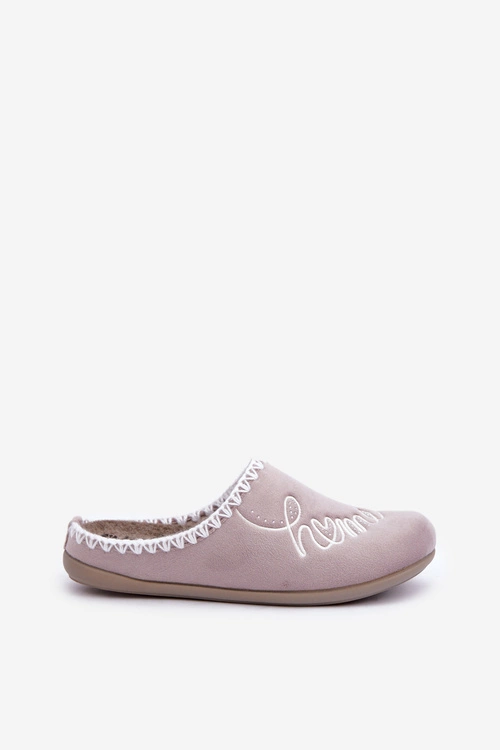 Obuwie Domowe Kapcie Damskie Inblu GF000026 Beżowe