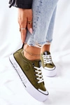 Tenisówki Na Platformie BIG STAR II274024 Khaki