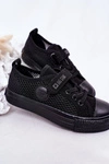 Dziecięce Trampki Z Siateczką BIG STAR HH374015 Czarne