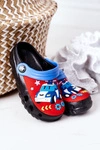 Dziecięce Piankowe Klapki Kroksy Z Samochodem Czarne