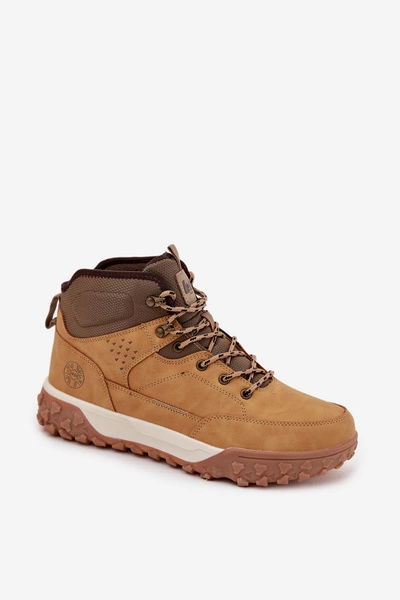 Buty Zimowe Męskie Trapery Ocieplane Lee Cooper LCJ-25-01-3726 Camel