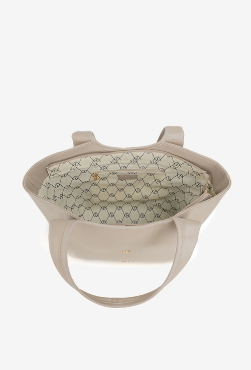 Torebka Shopperka Z Klamrą NOBO BAG6010-015 Jasnobeżowa