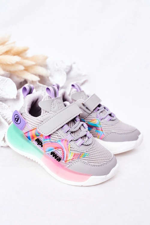 Dziecięce Sportowe Buty Sneakersy Szare Jump Jump