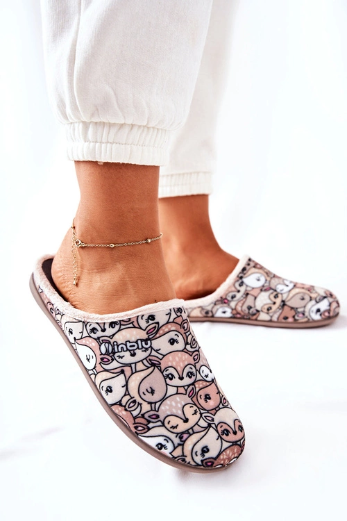 Papcie Klapki Befado Sarenki 155D203 Beżowe