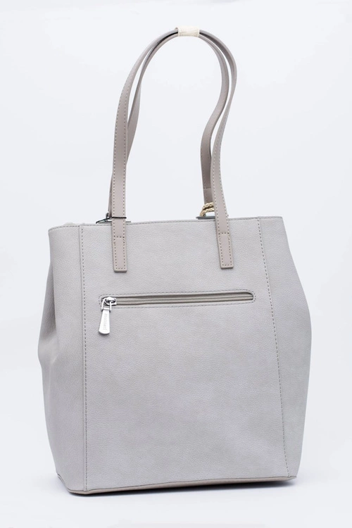 Damska Szara Torebka Shopper Worek Monnari