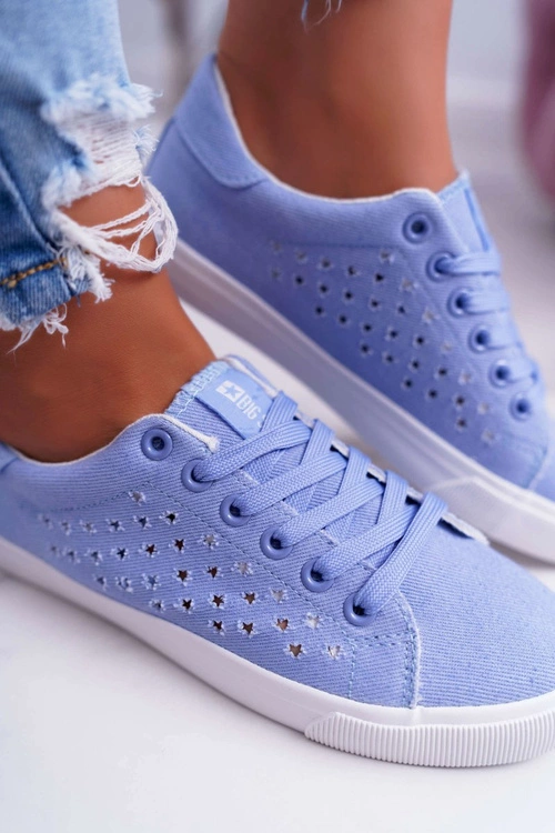 Damskie Trampki Big Star Niebieskie DD274047