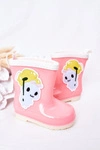 Dziecięce Kalosze Z Króliczkiem Różowe