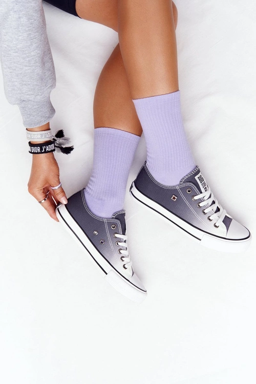 Damskie Trampki BIG STAR HH274128 Ombre Czarne