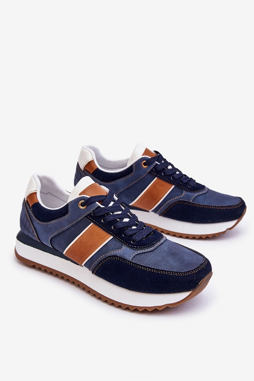 Męskie Buty Sportowe Granatowe Scotty