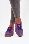 Zamszowe Sneakersy Damskie Vinceza 79576 Fioletowe
