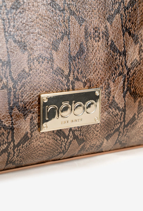 Torebka Zwierzęcy Wzór NOBO BAG6150-M17 Brązowa