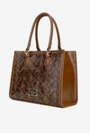 Torebka Zwierzęcy Wzór NOBO BAG6150-M17 Brązowa
