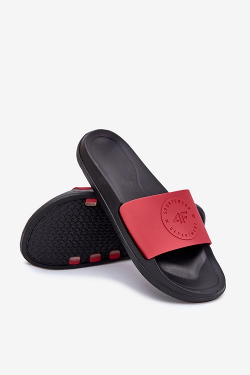 Męskie Klapki 4FMM00FFLIM047A-62S Czerwone