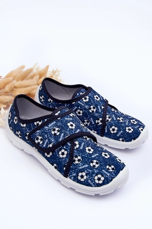 Chłopięce Papcie Piłki Befado 974Y509 Niebieskie