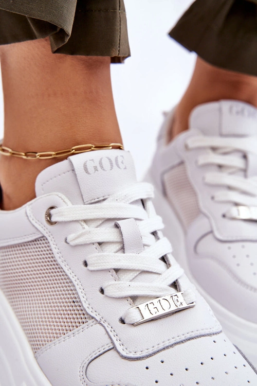 Damskie Klasyczne Buty Sportowe GOE LL2N4060 Białe