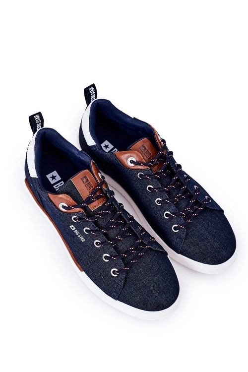 Męskie Tenisówki Big Star HH174163 Granatowe