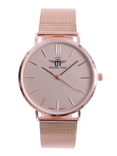 Damski Zegarek Michael John Florence Złota Tarcza 40mm
