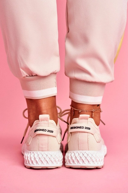 Sportowe Damskie Buty Lekkie Beżowe Mersea