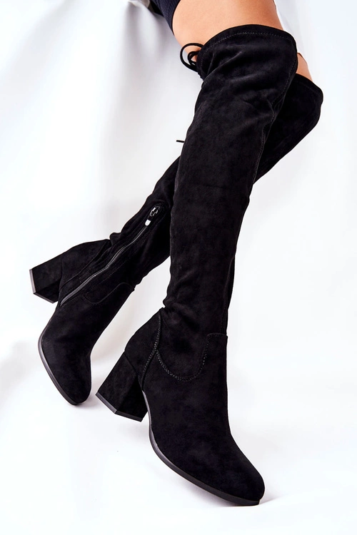 Kozaki Z Wiązaniem Na Obcasie Isene