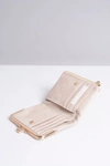 Mała Damska Beżowa Portmonetka