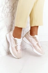 Damskie Sportowe Buty Sneakersy Beżowe Move On