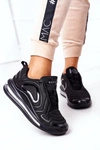 Damskie Sportowe Buty Sneakersy Czarne Rapter