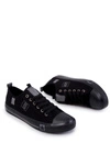 Męskie Niskie Trampki Big Star JJ174139 Czarne