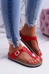 Damskie Klapki Japonki Czerwone Big Star DD274128