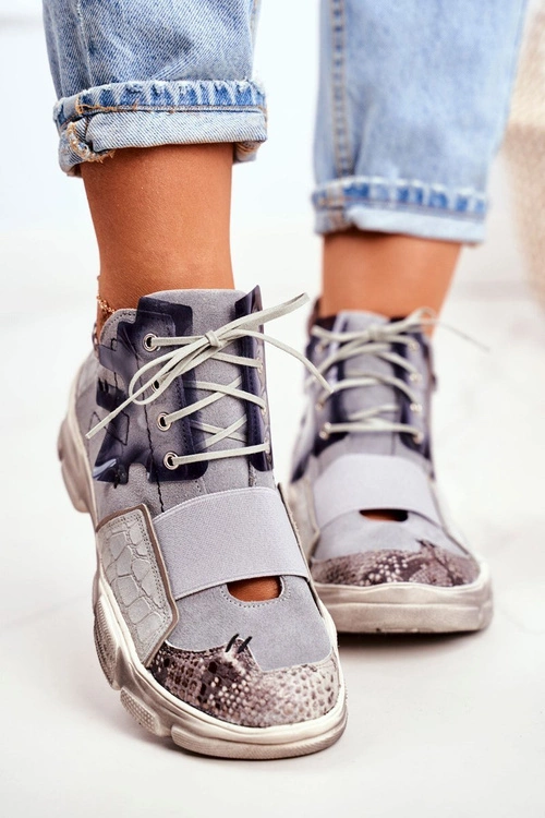 Damskie Sneakersy Skórzane Maciejka 04423-13