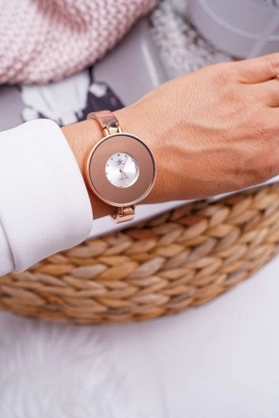 Damski Zegarek Michael John Różowe Złoto Neptos