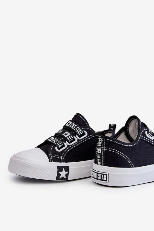 Dziecięce Trampki Wsuwane Big Star LL374006 Czarne