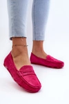 Mokasyny Damskie Eko Zamszowe Big Star NN274934 Memory Foam System Fuksja
