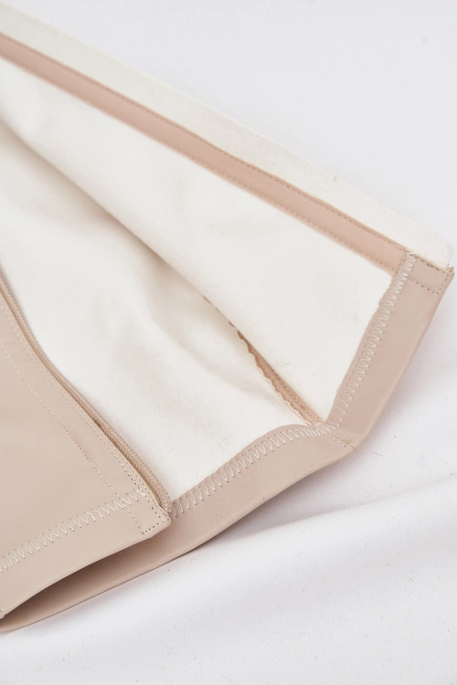 Kozaki Damskie Na Słupku I Platformie Jasnobeżowe Yavira