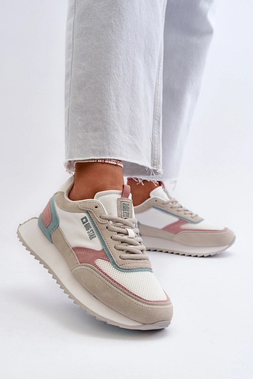 Sneakersy Damskie Memory Foam System Big Star NN274690 Białe