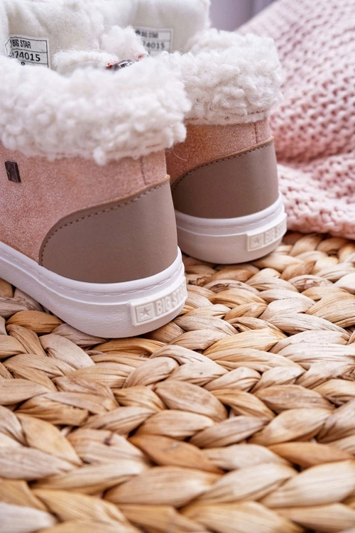 Trzewiki Dziecięce Dziewczęce Big Star Różowe EE374015