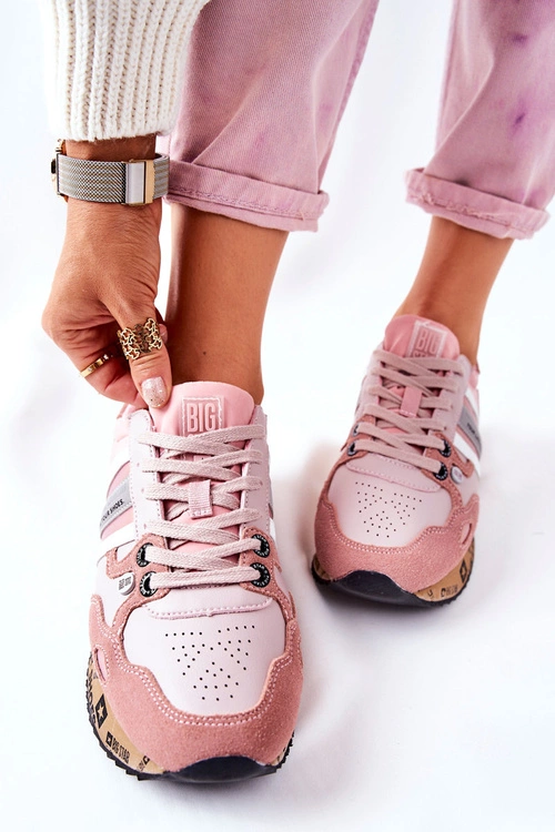Damskie Sportowe Buty Big Star II274298 Różowe