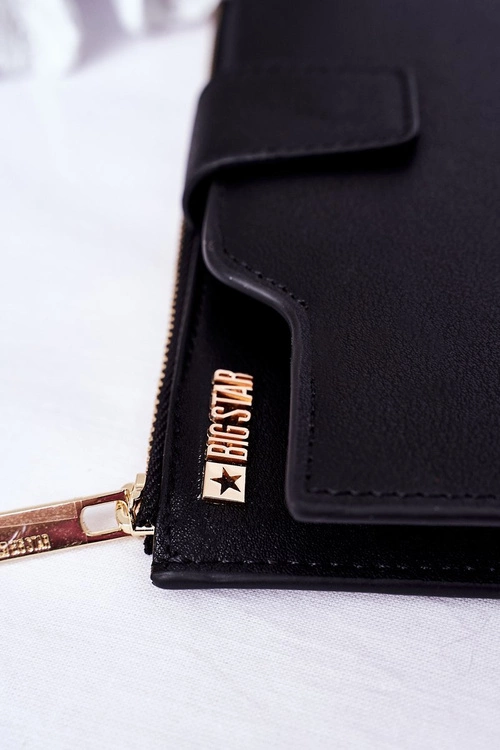 Skórzany Portfel Big Star HH674009 Czarny