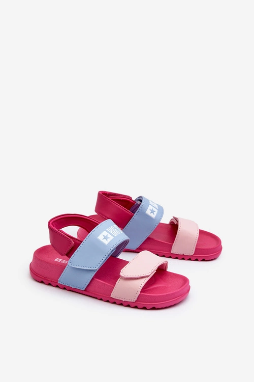 Lekkie Sandały Dla Dziewczynki Big Star NN374527 Różowe