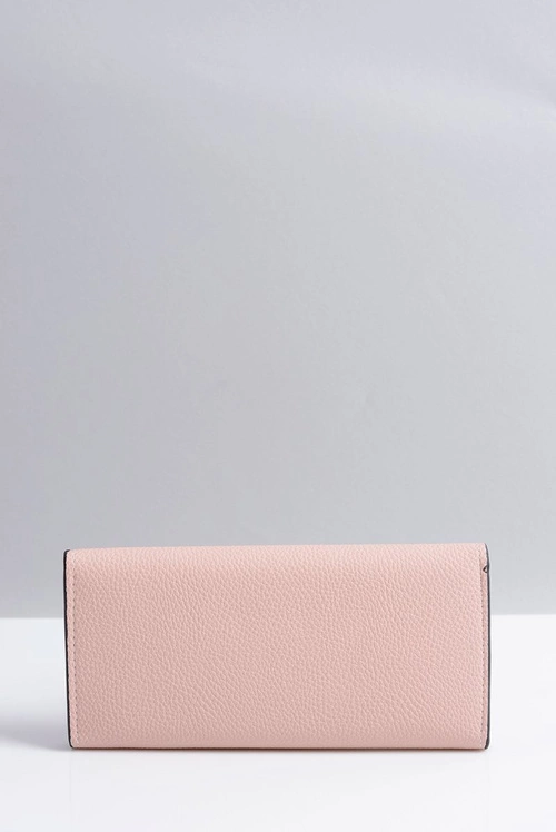 Stylowy Duży Różowy Portfel Damski
