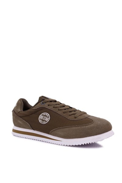 Sportowe Męskie Buty Big Star Khaki DD174088