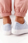 Damskie Tenisówki Na Platformie Lee Cooper LCW-21-31-0123L Niebieskie