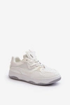 Sneakersy Damskie Na Platformie Białe Etnaria