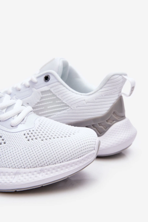 Damskie Lekkie Buty Sportowe Memory Foam System Big Star LL274297 Białe