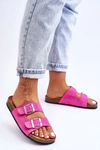 Damskie Klapki Wsuwane Fuksja Destino