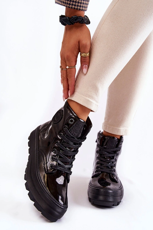 Wysokie Trampki Big Star KK274533 Czarne